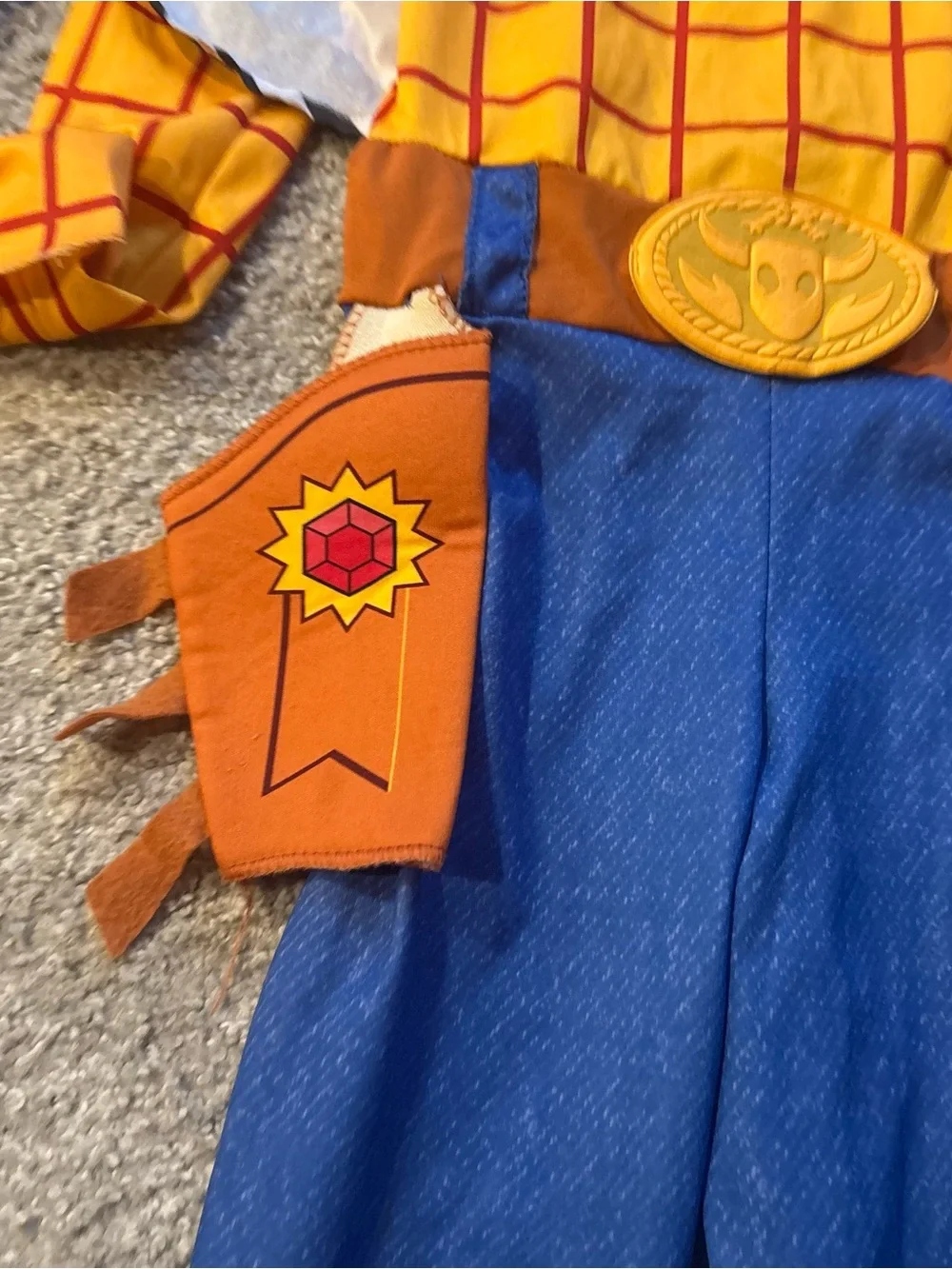 Disney Toy Story Woody Costume Sz Medium 7 8 Halloween World Land Cruise